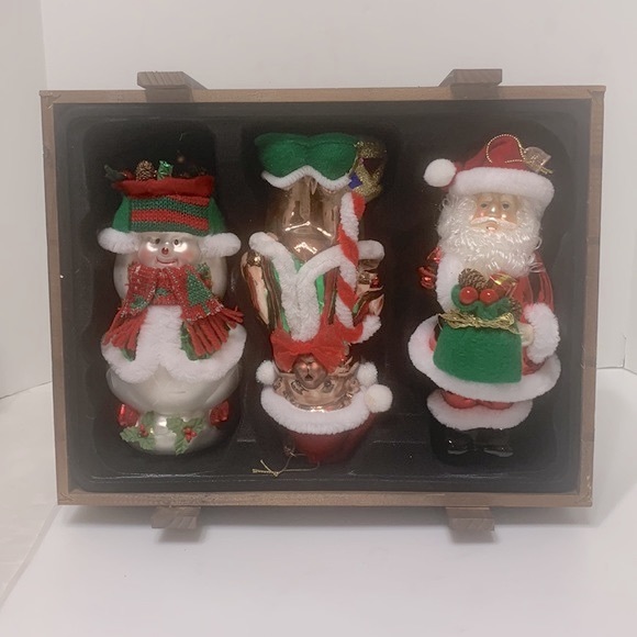 Thomas Pacconi glass ornament trio crate - Picture 3 of 17